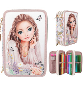 TOPModel 3 Fach Federtasche S