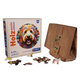 Holzpuzzle - Hund aus Wolle 250 Teile