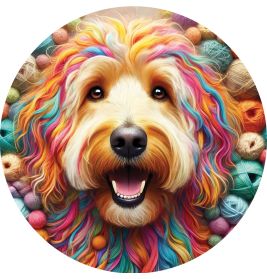 Holzpuzzle - Hund aus Wolle 250 Teile