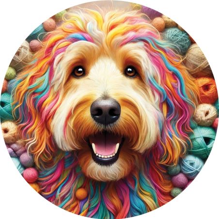 Holzpuzzle - Hund aus Wolle 250 Teile