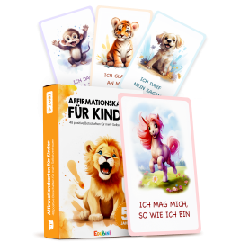 Affirmationskarten für Kinder: Tierwelt