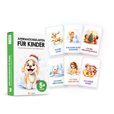 Affirmationskarten für Kinder: Winter Ed