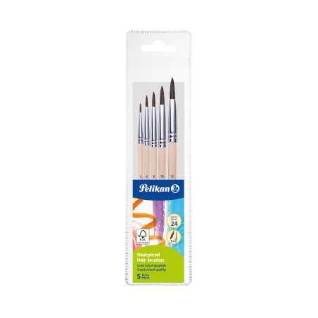 Haarpinsel Set 5er