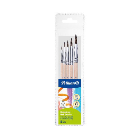 Haarpinsel Set 5er
