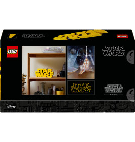 SW Star Wars™ Logo aus LEGO Steinen