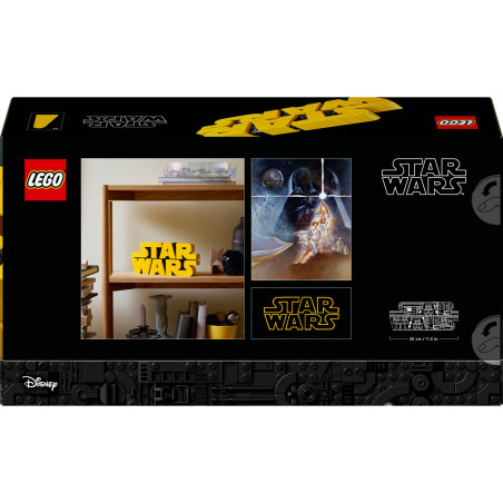 SW Star Wars™ Logo aus LEGO Steinen
