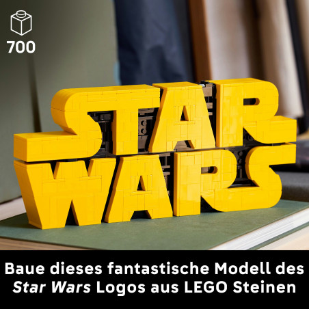SW Star Wars™ Logo aus LEGO Steinen
