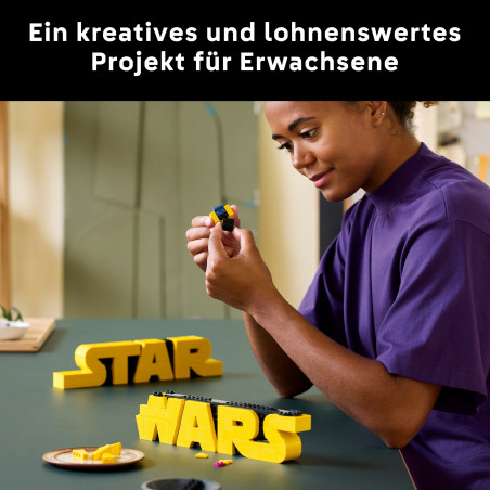 SW Star Wars™ Logo aus LEGO Steinen