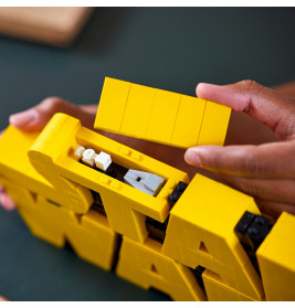 SW Star Wars™ Logo aus LEGO Steinen