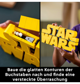 SW Star Wars™ Logo aus LEGO Steinen