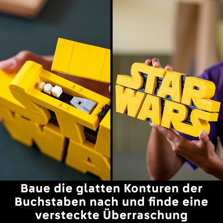 SW Star Wars™ Logo aus LEGO Steinen