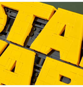 SW Star Wars™ Logo aus LEGO Steinen