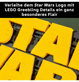 SW Star Wars™ Logo aus LEGO Steinen