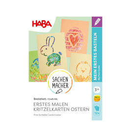 Bastelset - Erstes Malen Kritzelkarten O