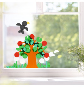 Bastelset - Fensterbild Jahreszeiten