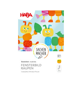 Bastelset - Fensterbild Raupen