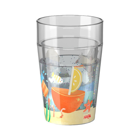 Glitzerbecher, Pinguin