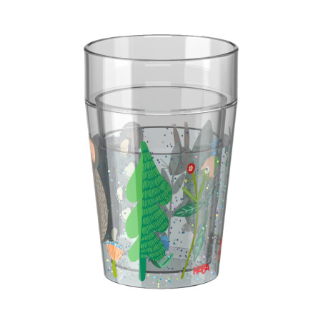 Glitzerbecher, Wald