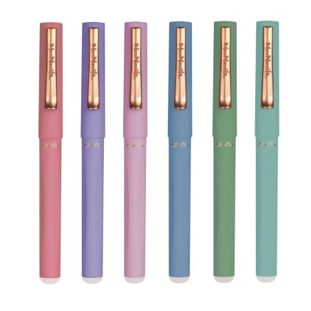 Füller Gummigriff, löschbar, 6 Pastel Farben