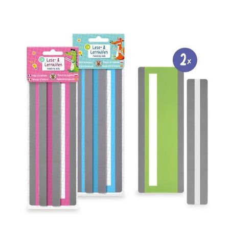 ABC-5 Lese-Lernhilfe 2er-Set 3-fach sortiert