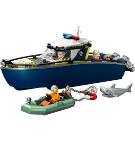 City Verfolgungsjagd im Polizeiboot