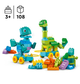 Duplo Dinos auf Rädern 3-in-1-Set