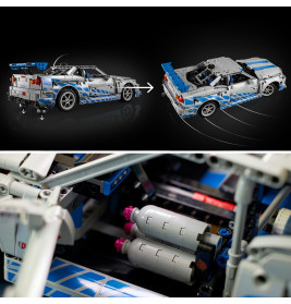 Technic 2 Fast 2 Furious Nissan Skyline GT-R Flitzer