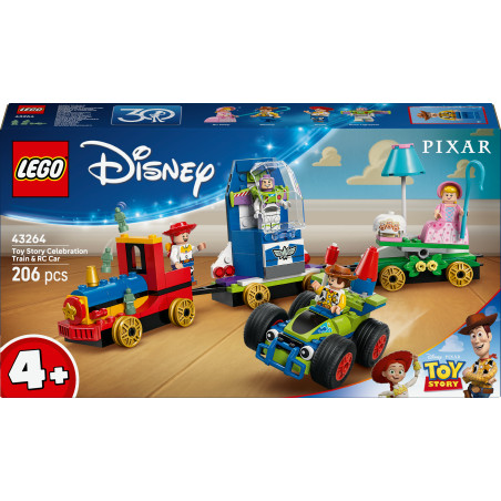 Disney Partyzug und das Auto RC aus Toy Story