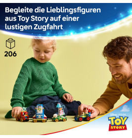 Disney Partyzug und das Auto RC aus Toy Story
