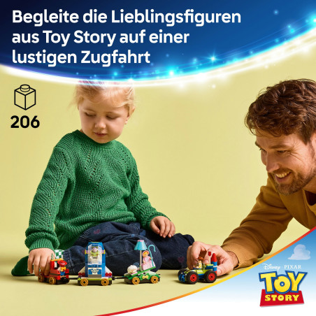 Disney Partyzug und das Auto RC aus Toy Story
