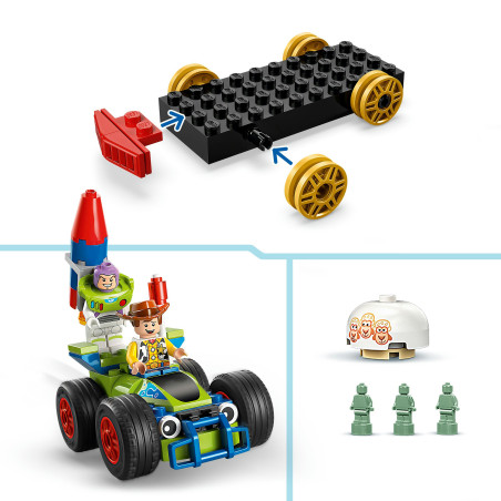 Disney Partyzug und das Auto RC aus Toy Story