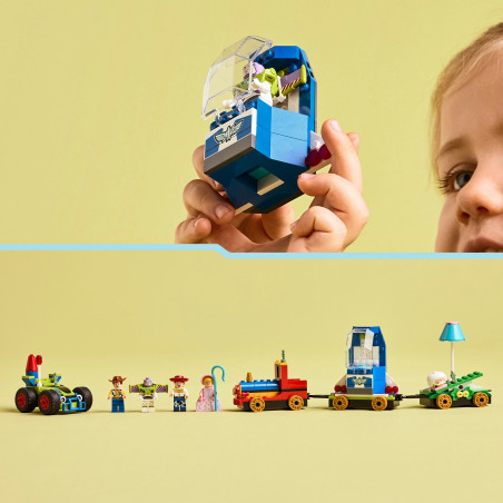 Disney Partyzug und das Auto RC aus Toy Story