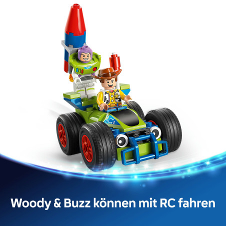 Disney Partyzug und das Auto RC aus Toy Story