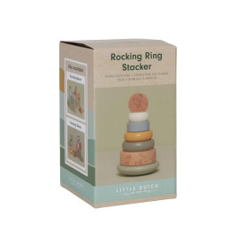 Holz-Stapelturm mit Ringen Little Farm