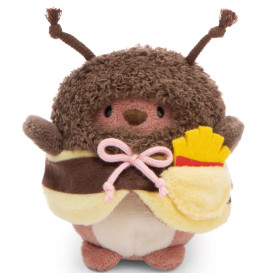Kuscheltier Set mymochi Bär Nomo mit Pommes u. Bienenkostüm in Geschenkbox