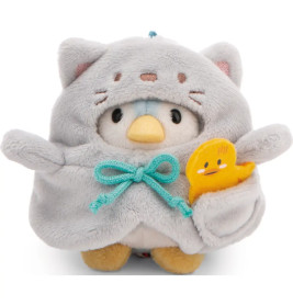 Kuscheltier Set mymochi Pinguin Waddle mit Ente u. Katzenkostüm in Geschenkbox