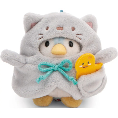 Kuscheltier Set mymochi Pinguin Waddle mit Ente u. Katzenkostüm in Geschenkbox