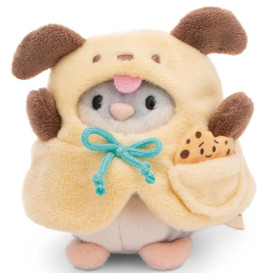 Kuscheltier Set mymochi Hamster Shai mit Keks u. Hundekostüm in Geschenkbox