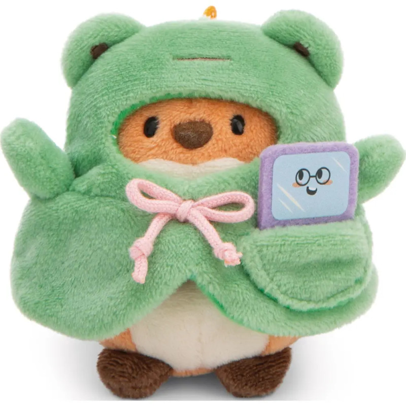 Kuscheltier Set mymochi Fuchs Geeks mit Video Spiel u. Froschkostüm in Geschenkbox