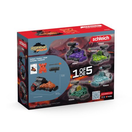 Lava Düsenjet Fahrzeug mit Mini Creature Lava Düsenjet Fahrzeug mit Mini Creature