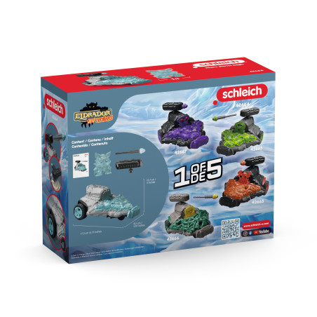 Eis Düsenjet Fahrzeug mit Mini Creature