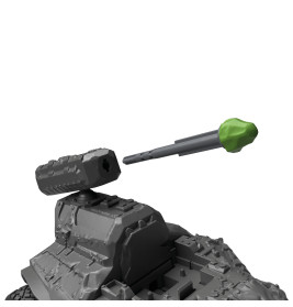 Stein Düsenjet Fahrzeug mit Mini Creature