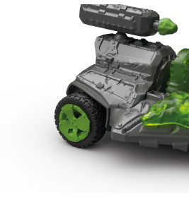 Stein Düsenjet Fahrzeug mit Mini Creature