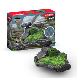 Stein Düsenjet Fahrzeug mit Mini Creature
