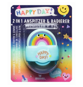 Happy Day 2 in 1 Anspitzer & Radierer