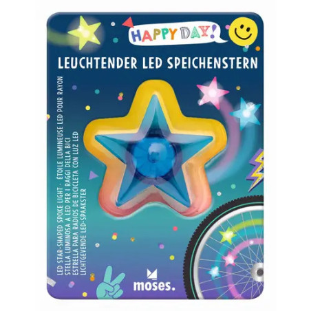 Happy Day Leuchtende Speichensterne LED