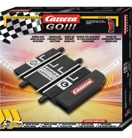 Carrera GO!!! Wireless-Zubehörset in Markenverpackung mit Rennsport-Grafiken.