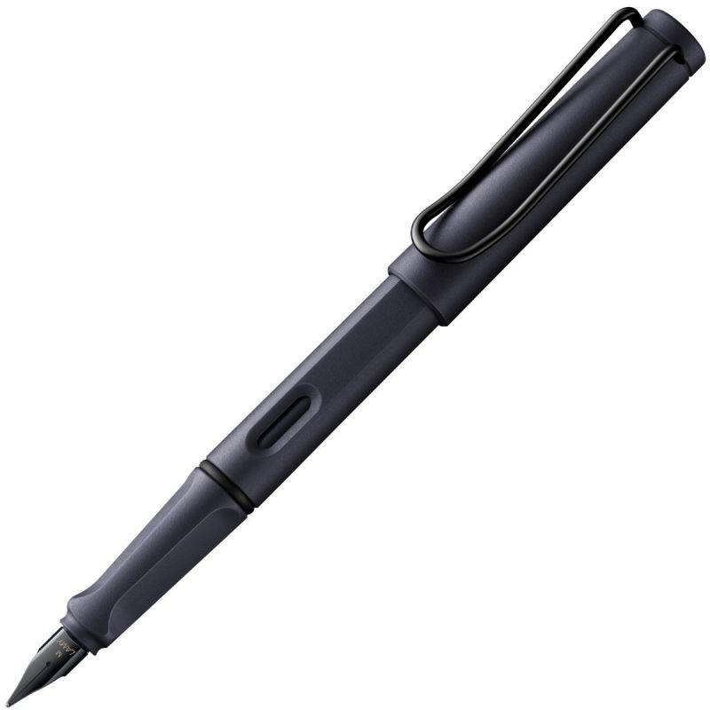 0E2 Füllhalter safari steel black M