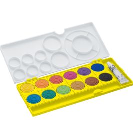 Deckfarbkasten neonyellow