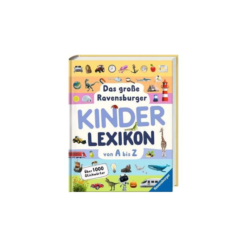 Ravensburger Kinderlexikon mit vielen Bildern und Tieren auf dem Cover, Buch von A bis Z.